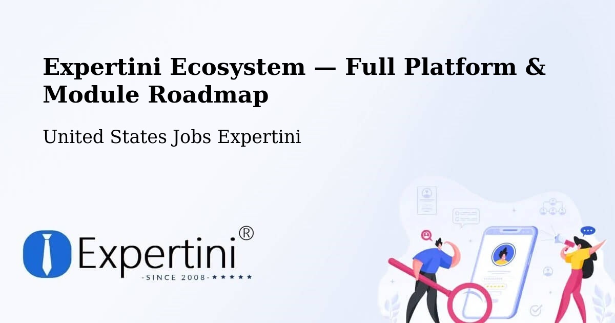Expertini Ecosystem — Full Platform & Module Roadmap – Rockledge