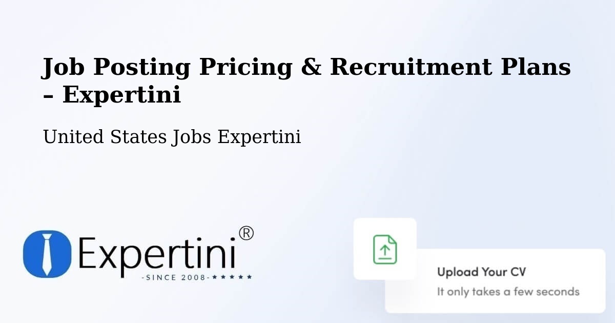 Job Posting Pricing & Recruitment Plans – Rockledge - Rockledge, United States Jobs Expertini